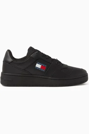 Tommy Hilfiger Retro Basketball Trainers in Leather