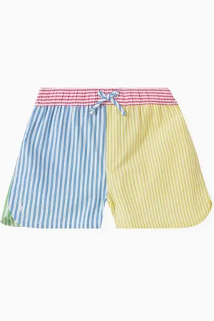 Ralph Lauren Striped Colour-block Shorts in Cotton
