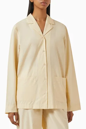12 STOREEZ Pyjama-style Shirt in Cotton-blend