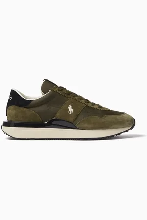 Ralph Lauren Train 89 Sneakers in Ripstop & Suede
