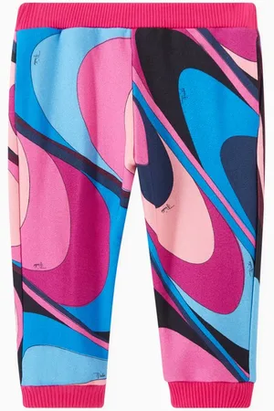 Emilio Pucci Onde-print Sweatpants in Cotton