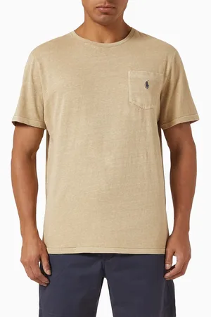 Ralph Lauren Polo Pony T-shirt in Cotton & Linen