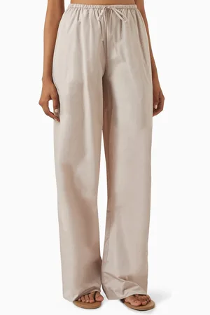 12 STOREEZ Straight-fit Pants in Cotton-blend