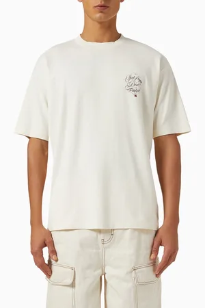 Drôle de Monsieur Le Slogan Vignes T-shirt in Cotton