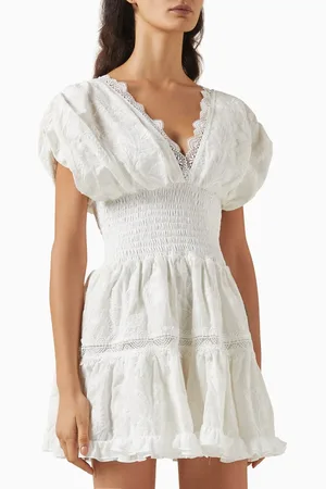 Waimari Palomas Mini Dress in Cotton