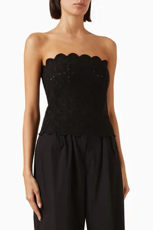 St Agni Doily Crochet Top in Organic Cotton