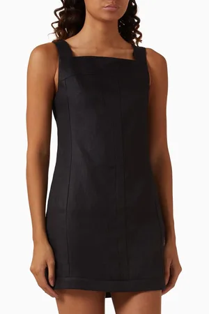12 STOREEZ Mini Dress in Linen