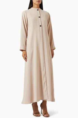 Serrb A-line Abaya in Crepe