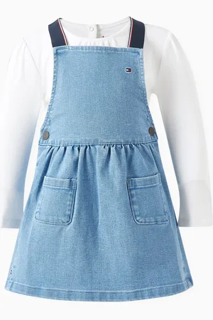 Tommy Hilfiger Denim Dungaree Dress in Cotton