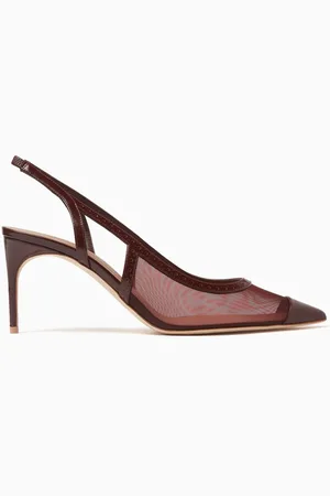 MALONE SOULIERS Aubrey 70 Pumps in Mesh & Leather