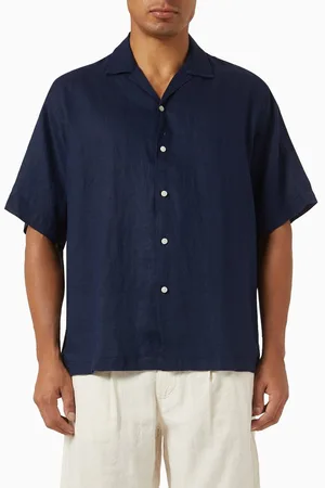 SELECTED Button-up Shirt in Linen