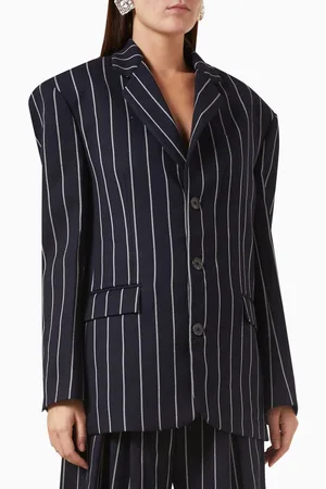 GIUSEPPE DI MORABITO Pinstriped Oversized Blazer