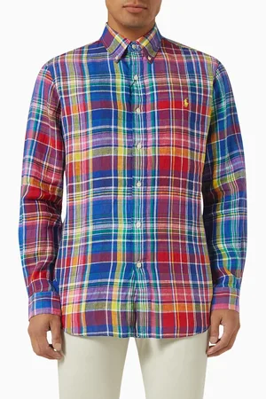 Ralph Lauren Check Pony Shirt in Cotton