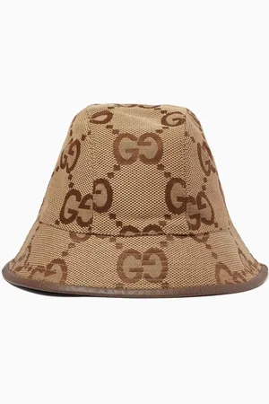 Gucci Jumbo GG Bucket Hat in Canvas
