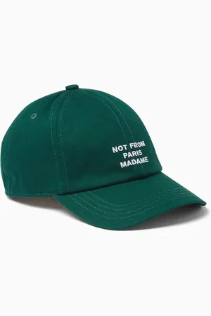 Drôle de Monsieur Slogan Baseball Cap in Canvas