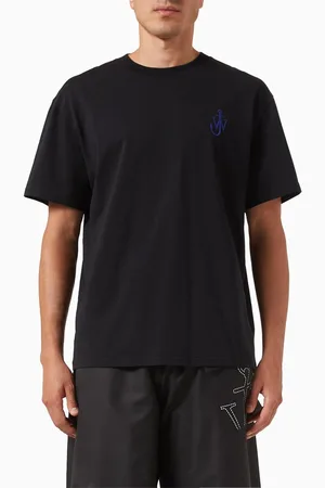 J.W.Anderson Anchor Embroidered T-shirt in Organic Cotton