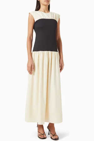 Anna Quan Stefania Dress in Jersey & Poplin