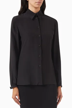 Prada Slim-fit Shirt in Crepe de Chine