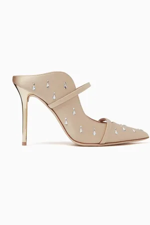 MALONE SOULIERS Maureen 100 Mules in Satin