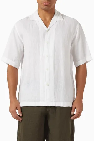 SELECTED Button-up Shirt in Linen