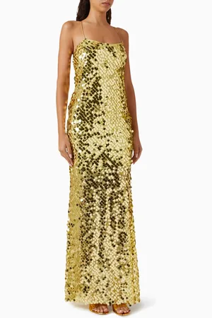 The Sei Paillette Sequin-embellished Gown in Mesh