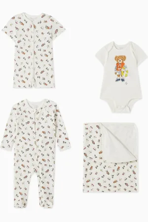 Ralph Lauren Polo Bear 5-Piece Gift Set in Cotton