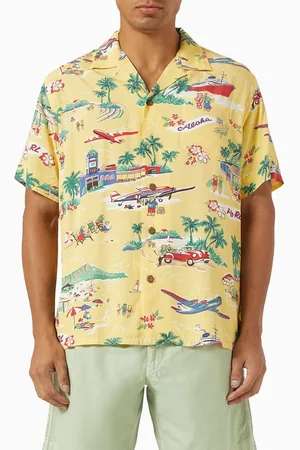 Ralph Lauren Polo Bear Classic-fit Camp Shirt in Viscose