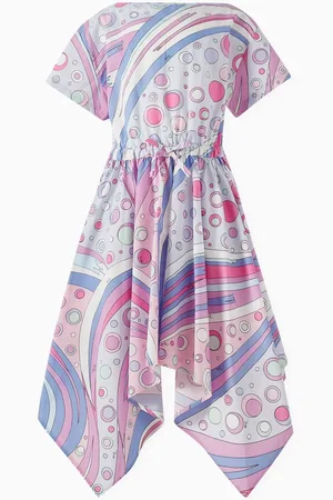 Emilio Pucci Handkerchief Abstract Dress