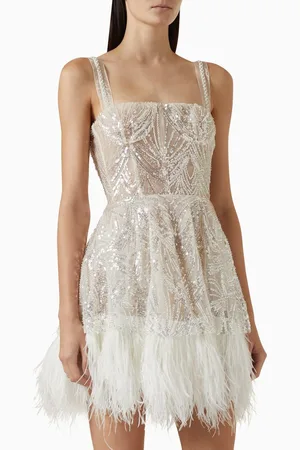 Bronx and Banco Mademoiselle Beaded Mini Dress