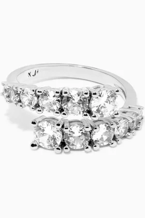 Kenneth Jay Lane Graduated Round CZ Bypass Ring