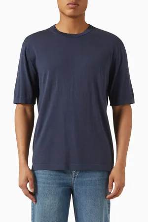 12 STOREEZ Oversized T-shirt in Silk-cotton Blend