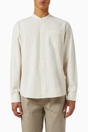 Wax London Abbot Shirt in Chambray Cotton
