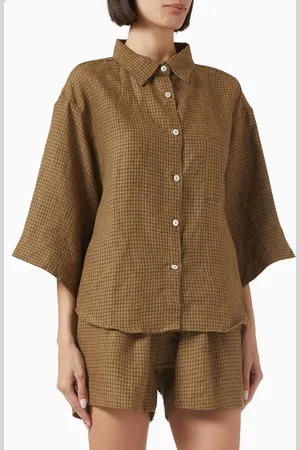 Deiji Studios 03 Shirt & Shorts Set in Linen