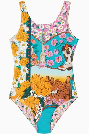 Agua Bendita Star Reversible One-piece Swimsuit