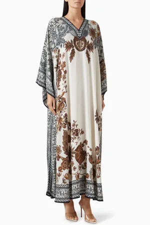 Rajdeep Ranawat Gufrina Printed Kaftan in Bemberg Crepe