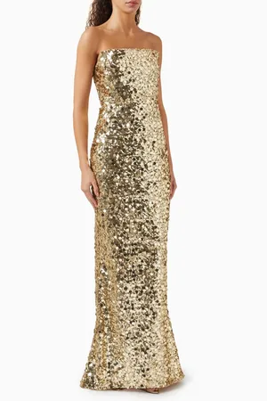 Bronx and Banco Farah Sequin-embellished Gown