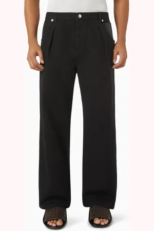Manière de voir Relaxed-fit Pleated Jeans in Cotton-gabardine