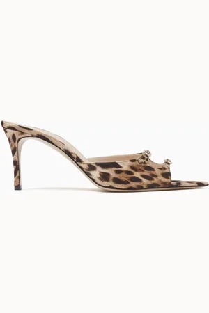 ANDREA WAZEN Carol 75 Mule Sandals in Satin