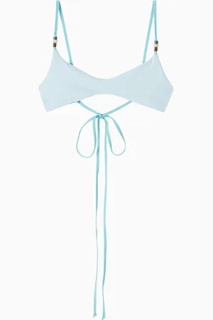 Bond Eye Mika Crop Beaded Reversible Bikini Top