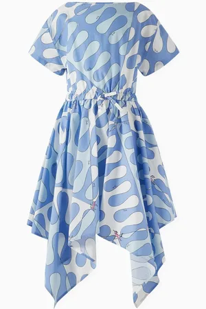 Emilio Pucci Handkerchief Abstract Dress