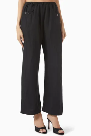 Deiji Studios Square Pocket Pants in Linen