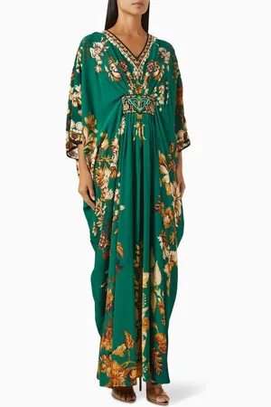 Rajdeep Ranawat Imama Printed Kaftan in Bemberg Crepe