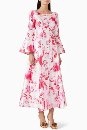 GIZIA Floral Midi Dress