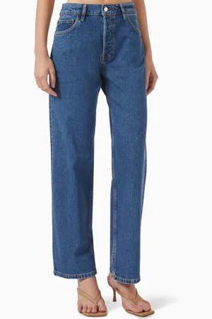 EB DENIM Low-rise Straight-leg Jeans in Denim