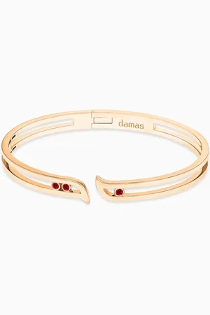 Damas Alif Ruby Brilliance Bracelet in 18kt