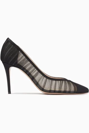 ANDREA WAZEN Nora 85 Pumps in Tulle & Satin