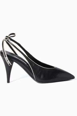 Miu Miu Slingback Pumps in Nappa Leather