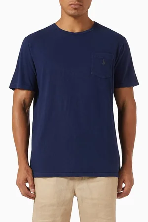 Ralph Lauren Polo Pony T-shirt in Cotton & Linen