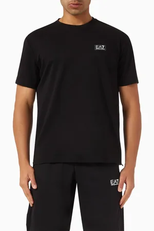Emporio Armani EA7 Logo T-shirt in Jersey