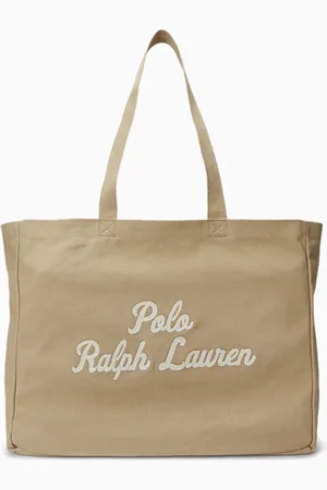Ralph Lauren Logo-embroidered East-West Tote Bag in Canvas